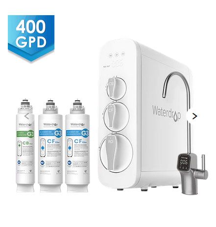 Waterdrop G3 RO System Combo Sets, with Smart Display Faucet
