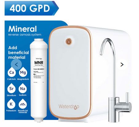 Waterdrop D4-W-MZ 400GPD Remineralization Tankless Reverse Osmosis System