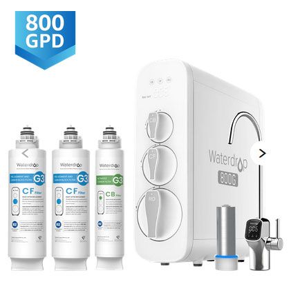 Waterdrop G3P800 Under Sink RO System - 2 Year Combo Kit