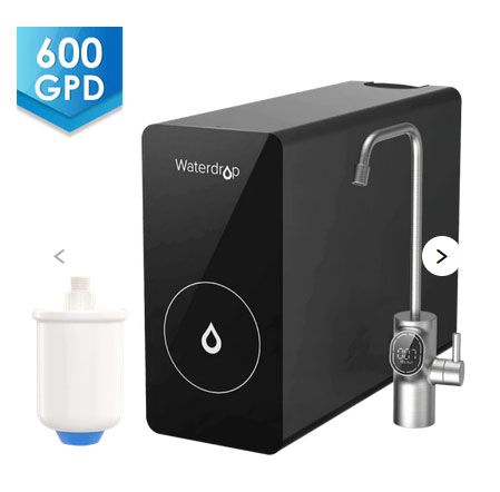 Waterdrop D6 600GPD Under Sink RO System With Small Water Pressure Tank