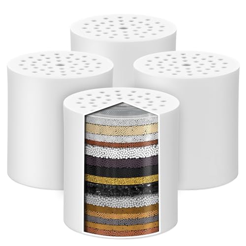 Replacement Shower Filter Cartridge 4 Pack (2 Years Supply) main image 1