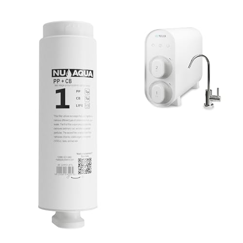 NU Aqua Reverse Osmosis System Replacement Water Filter Stages 1