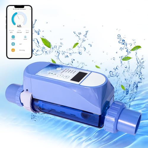 Salt Chlorine Generator Up to 30,000 Gallons Pool, Compatible with